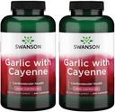 Swanson Knoflook met Cayenne 200 capsules (2 verpakkingen)