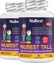 NuBest Tall Kids - Peuter Vitaminen en Kids Vitaminen voor de leeftijd 2 tot 9 - Ondersteuning botsterkte, algemene gezondheid en immuniteit - dierlijke vormen - 180 Kauwbare Berry Tablets