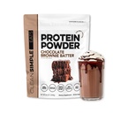 Clean Simple Eats Wei Proteïne Poeder, Chocolade Brownie Batter Flavor natuurlijk gezoet, 100% Grass Fed Proteïne Poeder met spijsverteringsenzymen & Geen kunstmatige ingrediënten, Glutenvrij, 30 porties