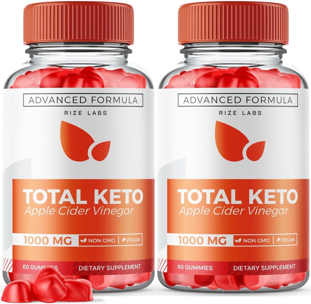 rize labs (verpakking van 2 Total Keto Gummies for Advanced Weight Loss, Supplement to Lose Belly Fat, Maximum Strength Formula, Gomitas Reviews (120 Gummies)