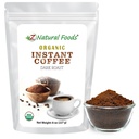 Z Natural Foods Organic Instant Coffee Powder - Rich Dark Roast Flavor, Arabica Instant Espresso Powder with Antioxidants to Boost Energy, Mood & Focus - Gourmet Coffee in Hersluitbare Bag, 8 oz