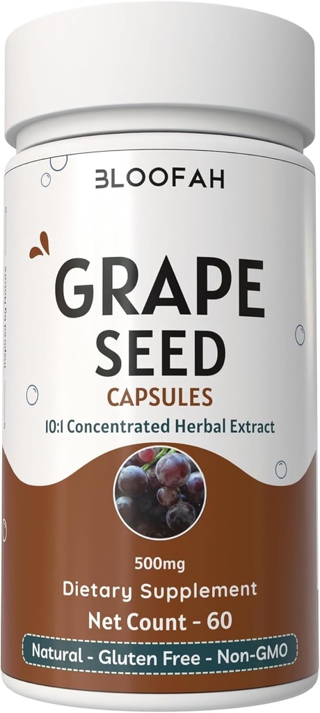 Grape Seed Capsules 500mg 