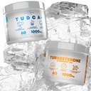 TUDCA+ 1000mg Bile Salt Supplement voor leverondersteuning + Turkesterone & Tongkat Ali 1000mg Verhoog uithoudingsvermogen (60 capsules)