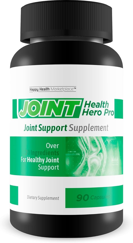 Joint Health Hero Pro - onze beste Joint & Bone Support Supplement - Kurkuma - Vitamine D - Vitamine C - voor knieën, HIPS, handen, voeten, rug, nek, en meer - onze beste vitamine D formule