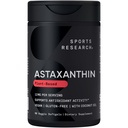 Sportonderzoek Triple Strength Vegan Astaxanthine Supplement van Algen - Plant Based Softgels voor antioxidante activiteit, huid en oog gezondheid - niet-GMO geverifieerd, gemaakt met kokosolie - 12mg, 60 Tel.