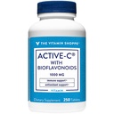 De vitamine Shoppe Active-C met Bioflavonoïden 1000 MG - Antioxidant voor cardiovasculaire en immuungezondheid en bescherming tegen vrije radicalen (250 tabletten)