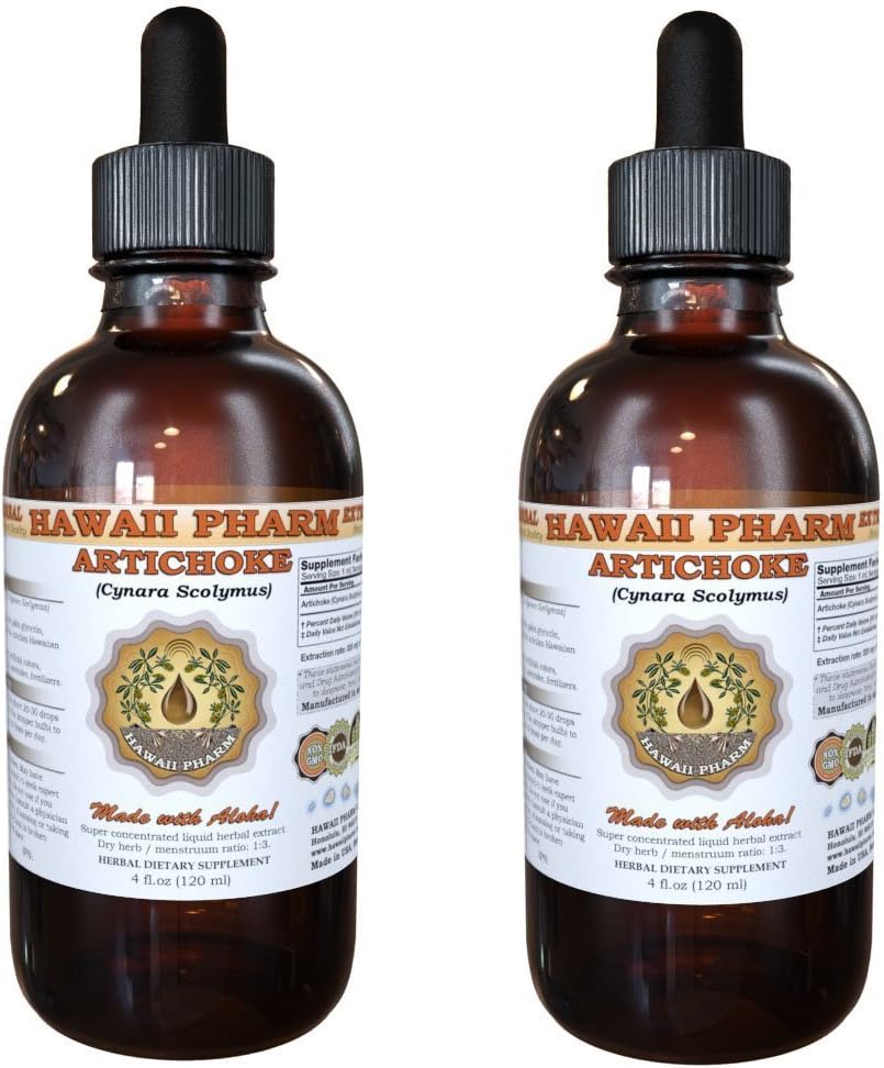 Artichoke Liquid Extract, Organic Artichoke (Cynara scolymus) Tinctuur 2x2 oz