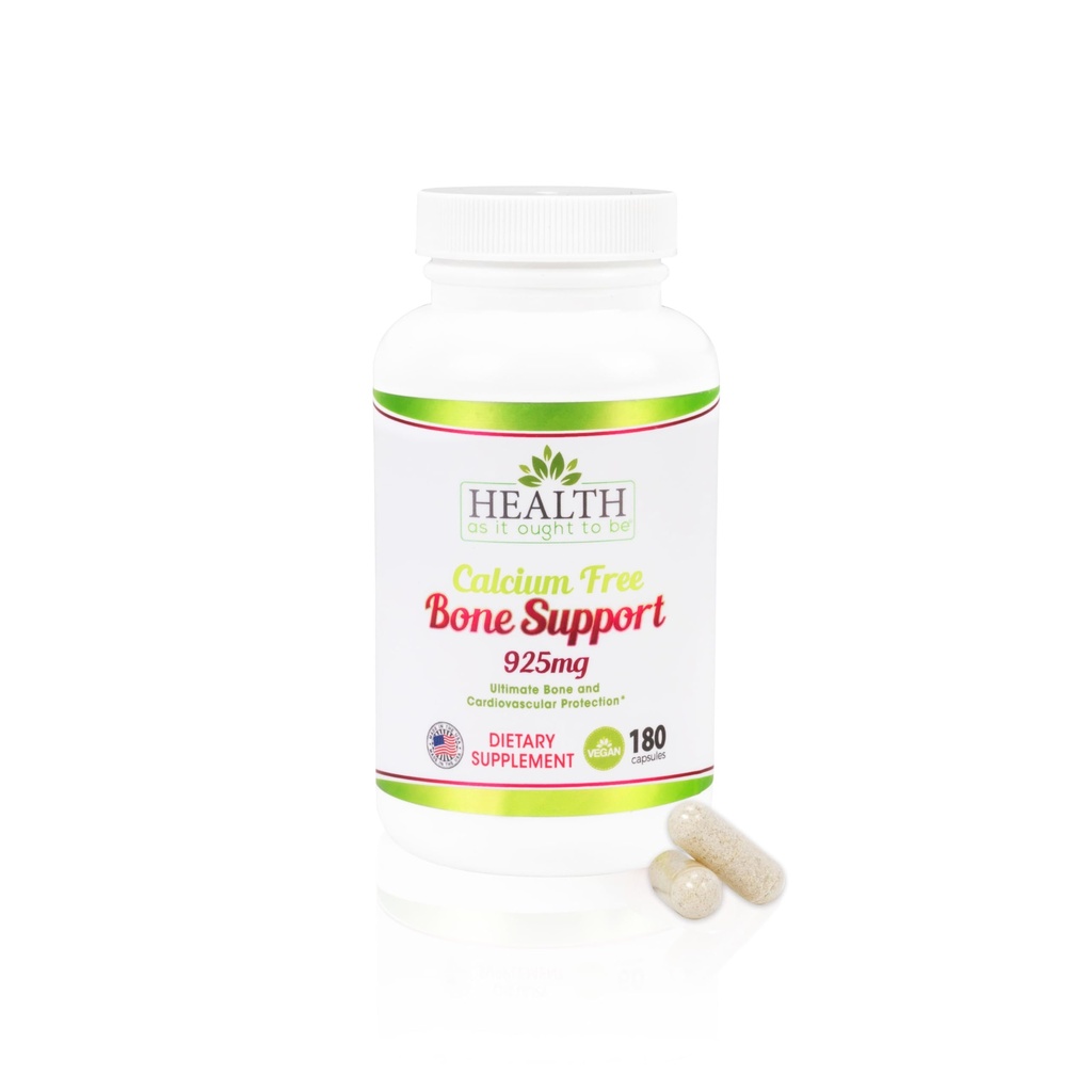 Gezondheid zoals het zou moeten zijn Calciumvrije Bone Ondersteuning Supplement 