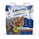 Glucerna Protein Smart Diabetes Care Shake, Chocolade, Diabetische Maaltijd Vervanging ter ondersteuning van bloedsuiker management, 30g proteïne, 150 Calorieën, klaar om te drinken, 11-fl-oz fles, 4 Pack