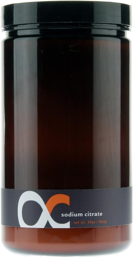 4mular Pure natriumcitraat in Amber Jar 34 oz
