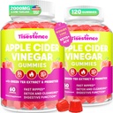 Apple Cider Vinegar Gummies, Keto ACV Gummies for Women and Men, Apple Cider Vinegar Supplement met groene thee, B12, Probiotic for Detox Cleanse, Metabolisme & Digestive Health, Vegan - 2 maanden levering