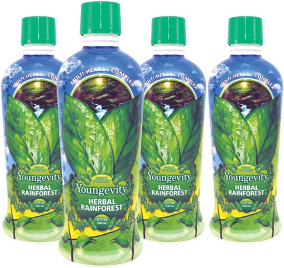 Youngevity Majestic Earth Herbal Rainforest, 32 Fl Oz - Ultimate Multi-Herbal, multivitamine en minerale complex voor mannen, vrouwen, kinderen - Immune Support Supplement - Glutenvrije
