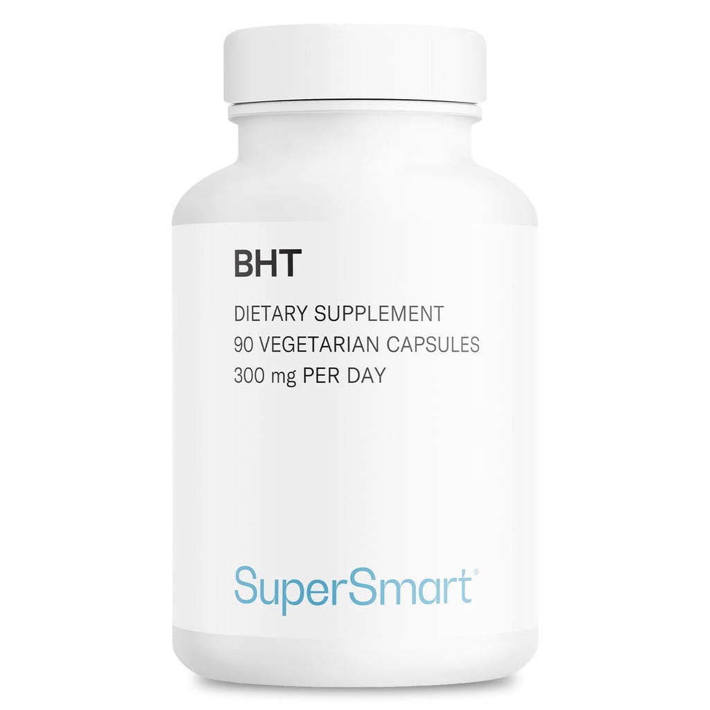 Supersmart - BHT Supplement 300mg per dag - Gebutyleerd Hydroxytolueen 
