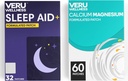 Veru Wellness Duo Lifestyle Patches - Melatonine, Magnesium - Zelfklevende tijd Release Topische Patch, 8-10 uur (32 dagen levering)