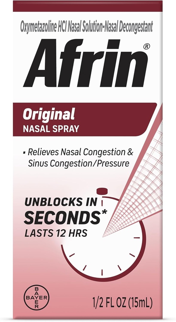 Afrin Original Spray, 0,5 Ounce