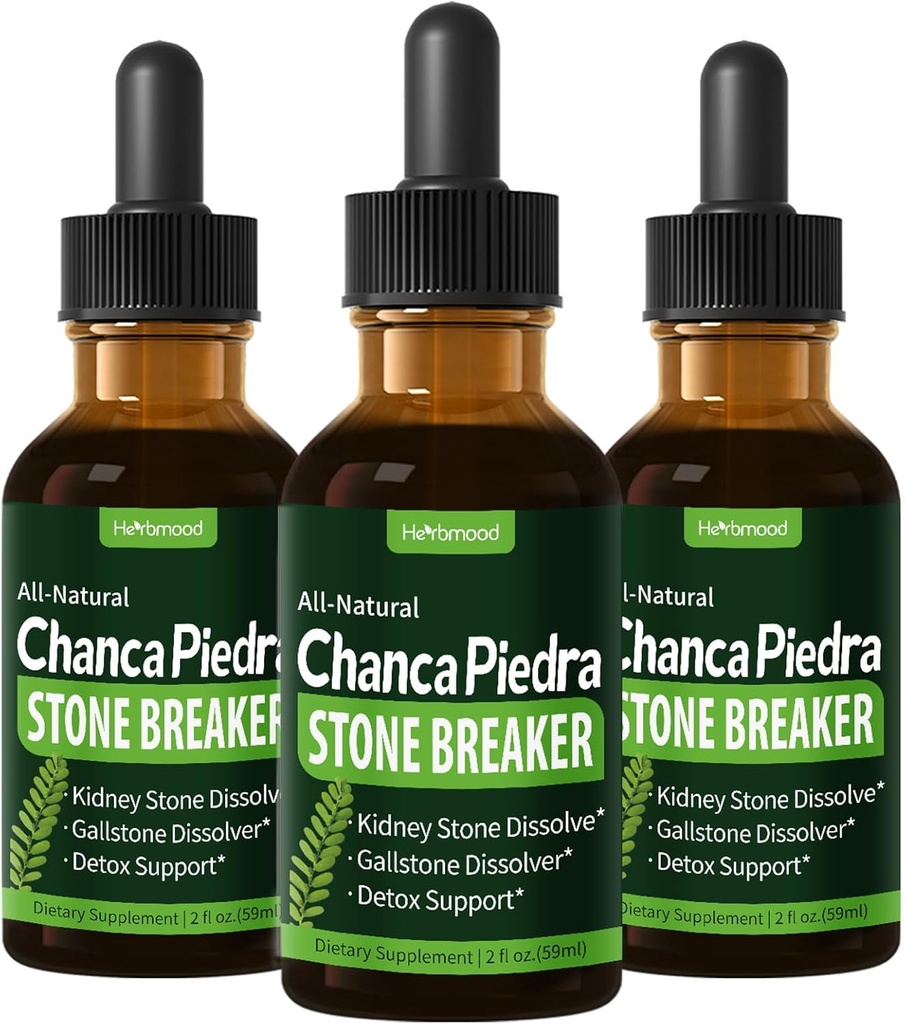 Stone Breaker Chanca Piedra Drops for Nierstenen & Gallstone Oplosser, Horsetail Extract Nierreiniging Detox & Repair, Gotas de Cola de Caballo y ChancaPiedra para Los Riñones. 6 oz