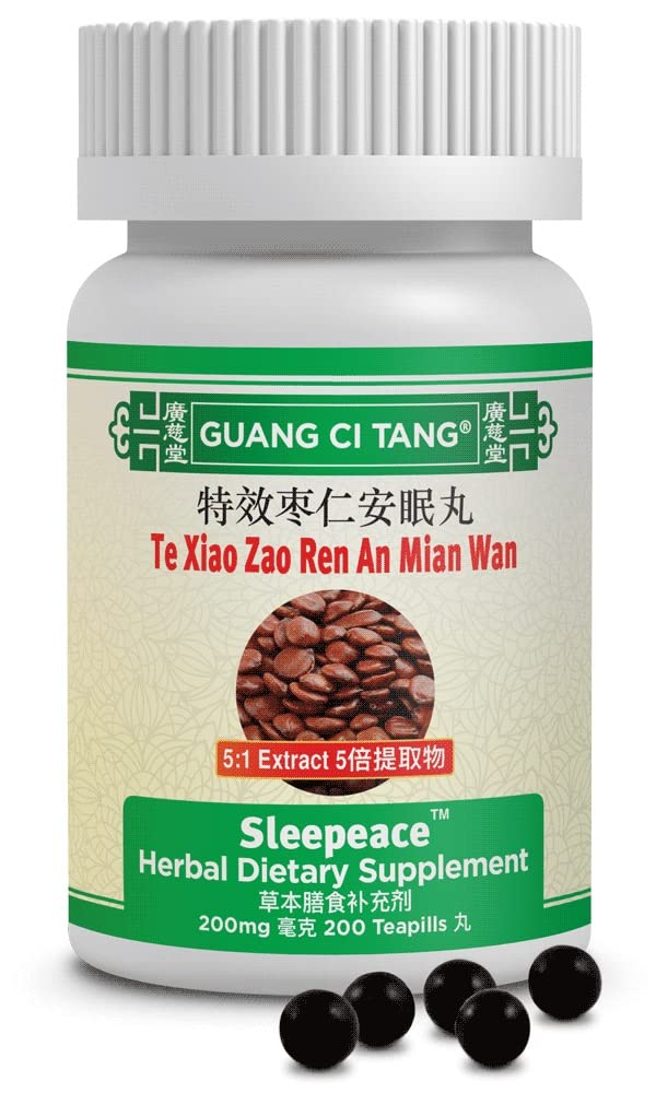 Guang Ci Tang ActiveHerb - Sleepeace Te Xiao Zao Ren an Mian Wan - 200 pillen