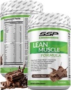 SSP Proteïne - Wei Isolaat & Caseïne met Leucine & MCT - Low-Calorie Chocolate Meal Vervanging voor Lean Muscle Nutrition