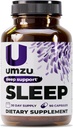 UMZU Magnesium slaapsupport supplementen met GABA en L-Theanine, Complete Body Relaxation and Mood Support, Non-Melatonine Formula - 180 Capsules