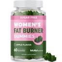 Vrouwen: Fat Burner Gummy's voor gewichtsverlies Groene thee, Green Coffee Bean, Garcinia Cambogia & Ketones 