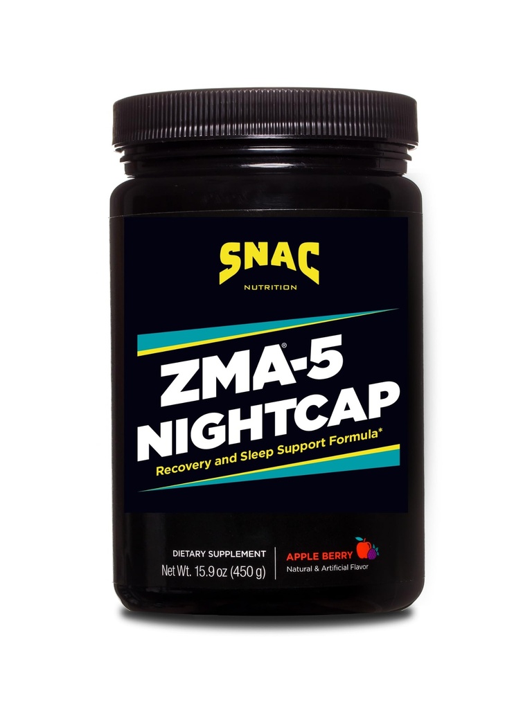 ZMA®-5 Nightcap Rapid Recovery Sleep Supplement Drink Mix met 5-HTP - Zink & Magnesium Steun een gezond immuunsysteem, 450 Gram