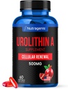 Urolithin A Supplement 500mg - 60 Softgel - Geavanceerde Cellular Revival & Vitality - Mitoceutical for Enhanced Muscle Strength - Made in USA