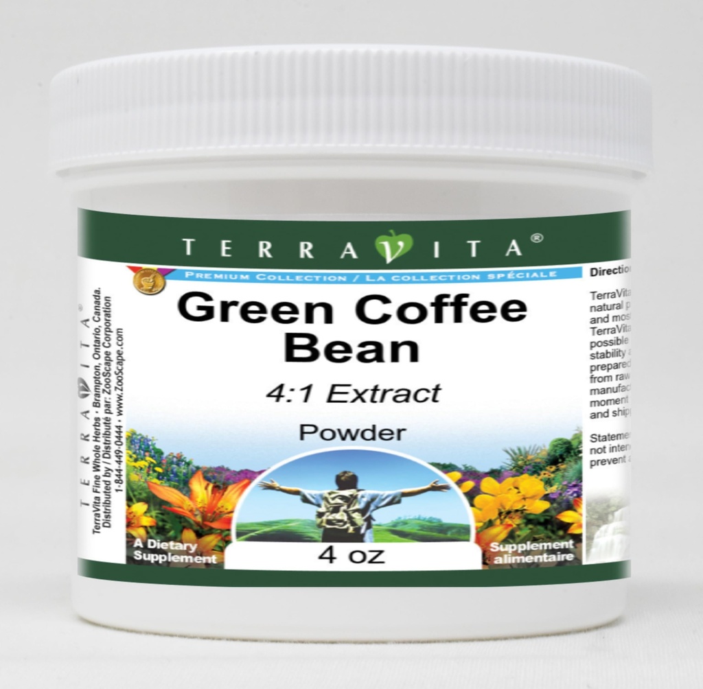 Green Coffee Bean 4:1 Extract Poeder (4 oz, ZIN: 521709)