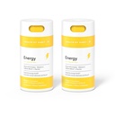 Health by Habit Energy Supplement 2 Pack (120 Capsules) - Natual Cafeine Blend, Vitamine B & C, ondersteunt energieniveaus, bevordert geestelijke alertheid en focus, Veganistisch, niet-GMO, suikervrij (2 Pack)