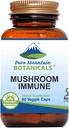 Pure Mountain Botanicals Mushroom Immune - 90 Kosher Capsules met 14 Krachtige Mycelium Inclusief Certified Organic Maitake - Reishi - Turkey Tail - Chaga - Cordyceps - Shiitake - Lions Mane