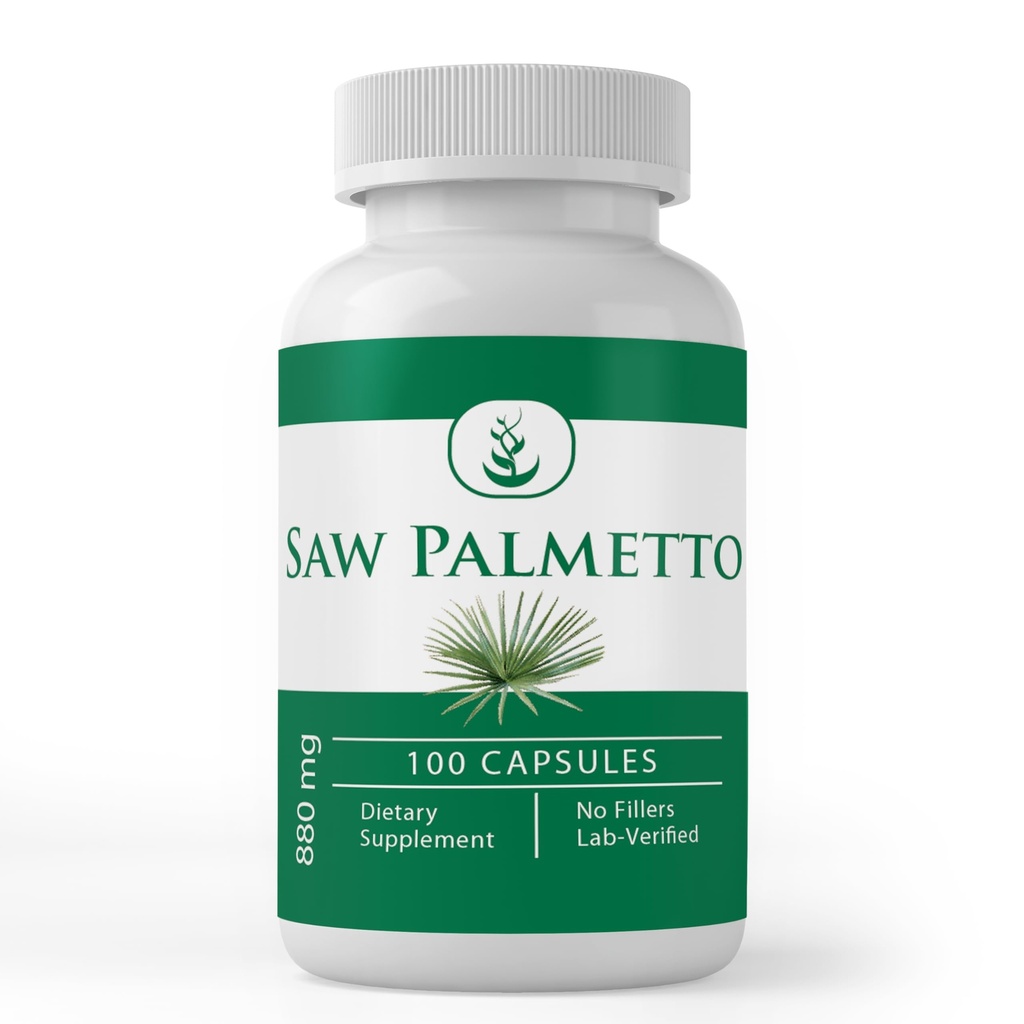 PURE ORIGINEEL INGREDIËNTEN Zag Palmetto, (100 capsules) Altijd zuiver, Geen additieven of fillers, Lab geverifieerd