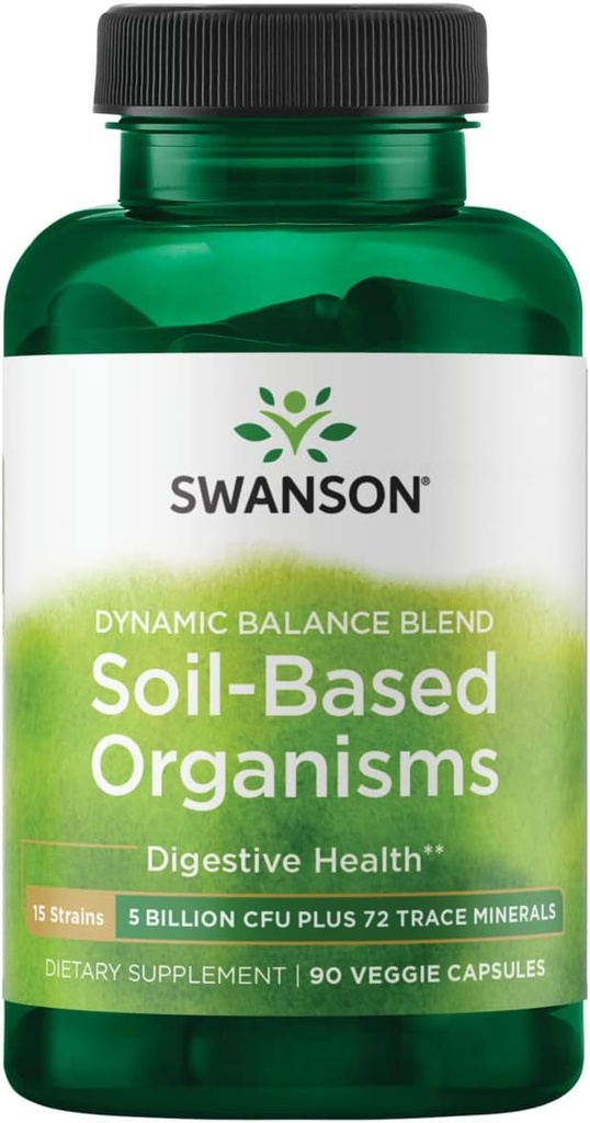 Swanson Ultra Dynamic Balanced Blend Soil Based Organisms 5 Miljard Cfu 90 Veg Caps