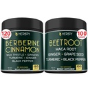 Bundel 7in1 Berberine HCl 97% & 6in1 Beetwortelcapsules