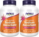 NOW Supplementen, natriumascorbaatpoeder, gebufferd, antioxidant bescherming*, 8-Ounce (verpakking van 2)