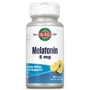 KAL Melatonine 5mg slaaphulp Lozenges, Melatonine supplement ondersteunt slaapkwaliteit, kalmerende ontspanning en een gezonde slaapcyclus, met toegevoegde vitamine B6, vegetarisch, natuurlijke citroen smaak, 60 Lozen