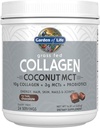 Garden of Life Grass Fed Collagen Coconut MCT Powder - Chocolate, 24 Servings, Collagen Peptides Powder Supplement for Energy Hair Skin Nails Joints, Coconut MCTs & Probiotics