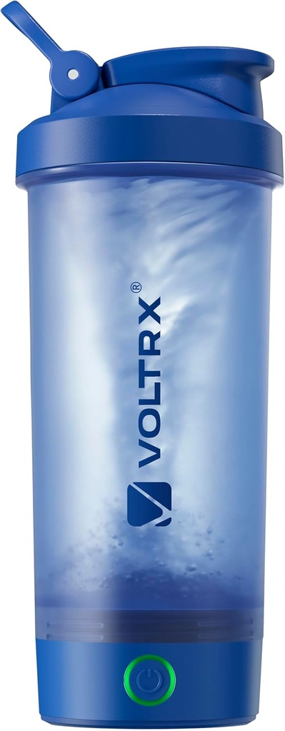 VOLTRX Proteïne Shaker Fles, Fusie USB C Oplaadbare Elektrische Proteïne Shake Mixer, Shaker Cups voor Proteïne Shakes en Maaltijden Vervanging Shakes, BPA Free, 24oz