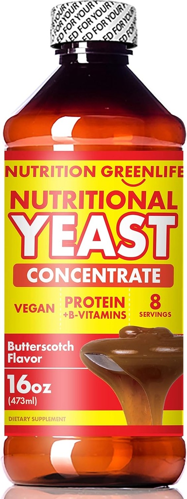 Nutritional Gist Concentrate by Nutrition Greenlife (16 fl oz) met vitamine B-12, Beta Glucan, Aminozuren, Butterscotch Flavor