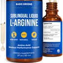 L Arginine Liquid - L-Arginine Supplement voor mannen en vrouwen met stikstofoxide Precursor, L Arginine Supplement