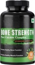 Elf Zone Bone Strength - Plant-based Calcium, Magnesium, Zink, Vitamine D3, VIT B12, K2 - GGO, soja, glutenvrije ingrediënten - Whole Food Supplement for Bone Health - 60 Vegan Friendly Capsules