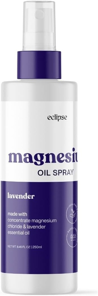 Magnesium Oil Spray, Lavendel, 8,45 fl oz Verbeteren van slaap en spierherstel
