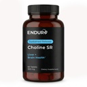 Endur Choline L(+) Bitrate, Sustained Release Brain & Liver Support Supplement, Prenatal Safe, Vegan, Non-GMO, Glutenvrij, 300mg (60 tabletten)
