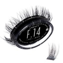 Lashify Fluffy 14mm Gossamer wimperextensies Navullen, Zwart, Makkelijk DIY Valse wimpers toe te voegen volheid en dimensie