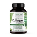 EMERALD LABS Collageen Health - Gehydrolyseerde collagen voor gezond haar, huid en nagels met Saw Palmetto & Beta-Sitosterol - ondersteunt ook Immune & Adrenal Health - 90 plantaardige capsules (30 dagen)