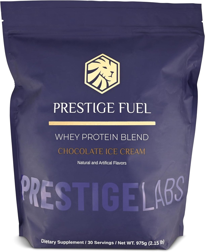 Prestige brandstof natuurlijk eiwit Wei en isolaat Blend chocolade ijs smaak (30 Servers)