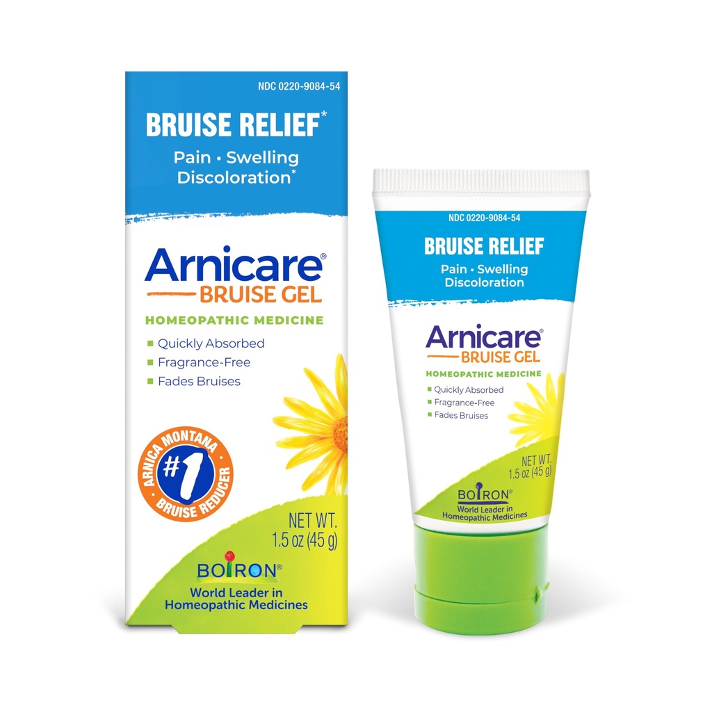 Boiron Arnicare Bruise Gel voor verlichting van pijn, ontsteking of zwelling, vermoeidheid en verkleuring - Niet-vet en geurenvrij - 1,5 oz