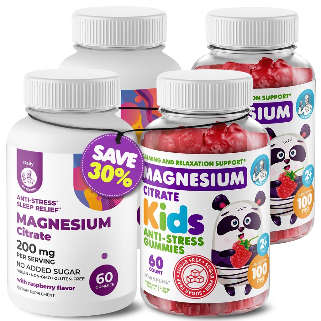 Kinderen Magnesium Gummies Suikervrije 120 Graaf en Magnesium Gummies Suikervrije 120 Telling - Kalm Magnesium Gummies Supplement voor kinderen, Suikervrije Magnesium Kalm Kauwen voor kinderen & Volwassenen
