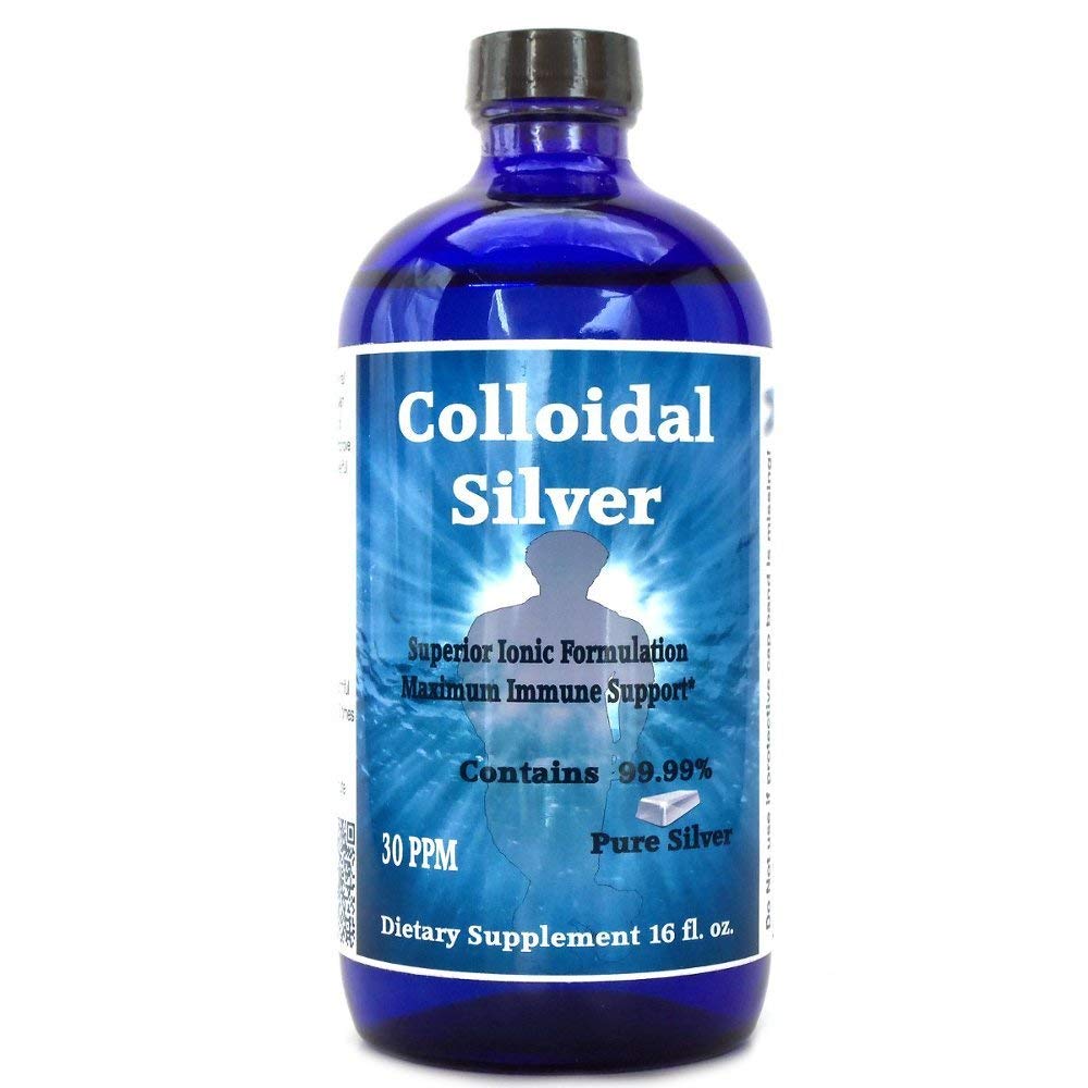 Superior Zilver 30PPM 16 fl oz Ionisch Zilver Gemaakt met 99,99% Pure Zilver