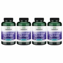 Swanson Magnesium Lactaat - Mineral Supplement Promoting Muscle and Bone Health Support - Lactose-Free Lactate Mineral Form for Gentle Absorptie - (120 Capsules, 84mg Each) 4 Pack