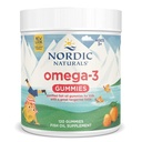 Nordic Naturals Nordic Omega-3 Gummies, Tangerine - 120 Gummies - 82 mg Totaal Omega-3s met EPA & DHA - Non-GMO - 60 Servers
