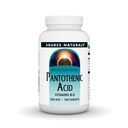 Bron Naturals Pantothenic Acid 500 mg Vitamine B-5 Dieetsupplement - 100 tabletten